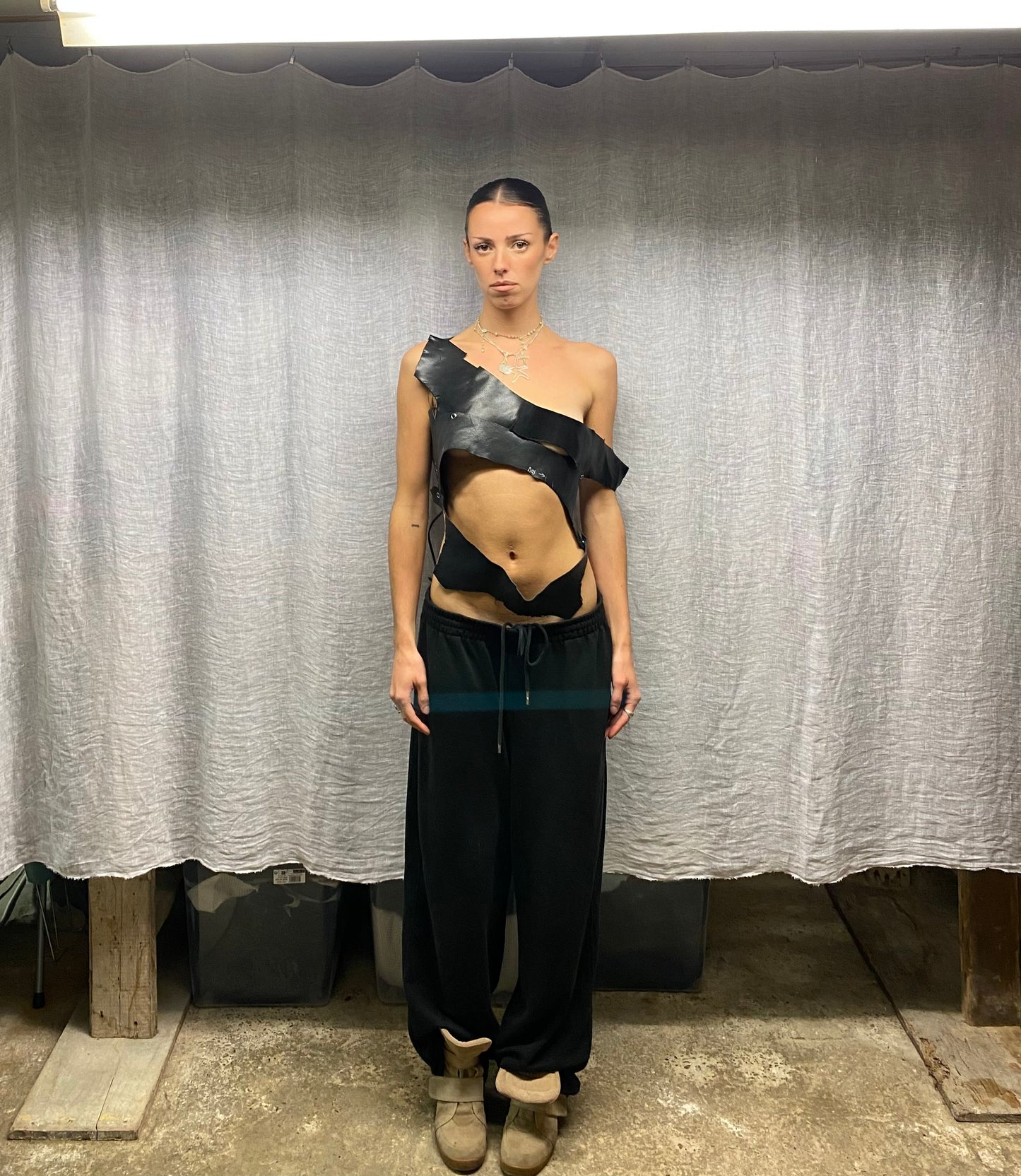 Leather top BY LMI
