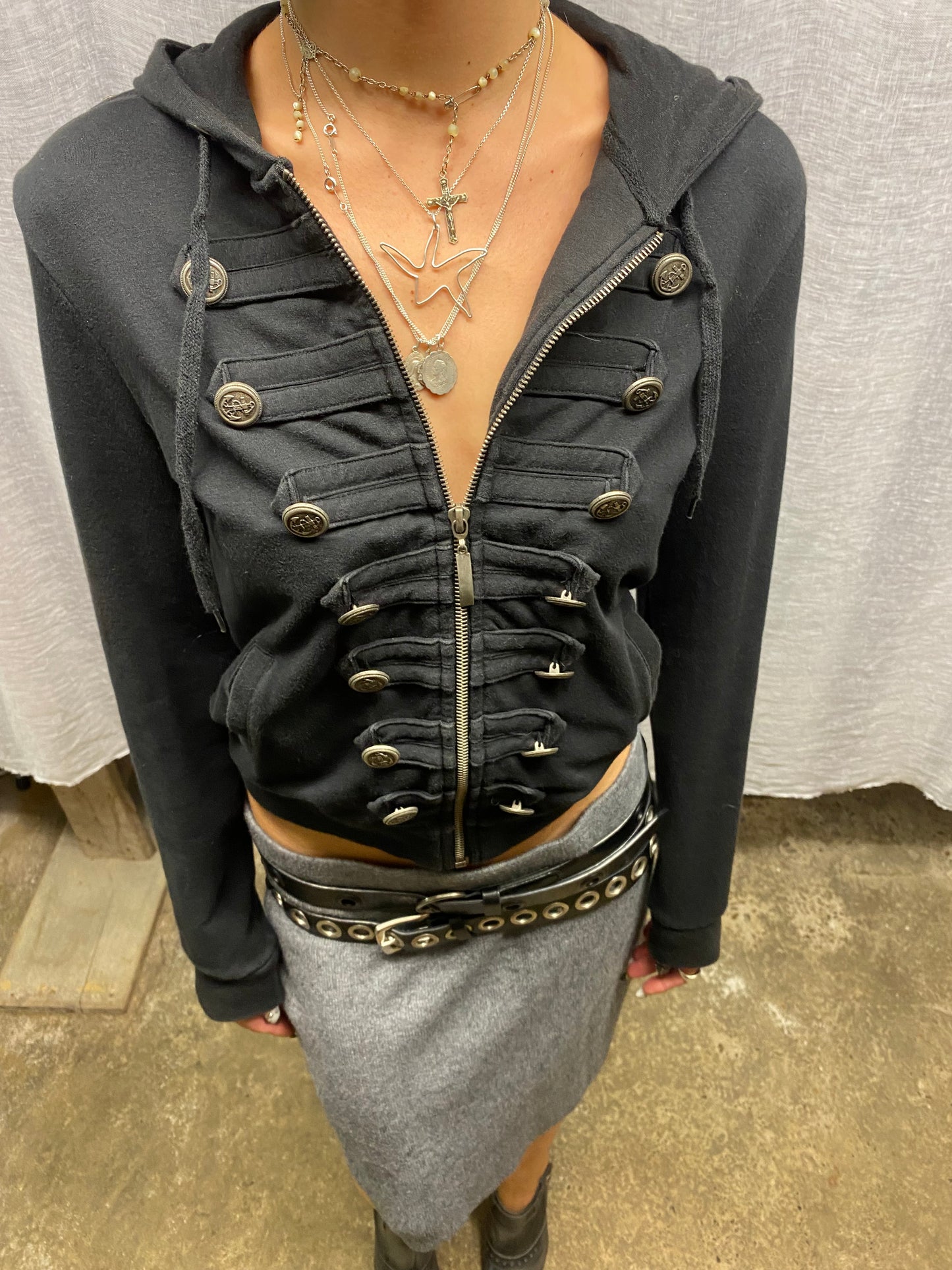 Black hoodie