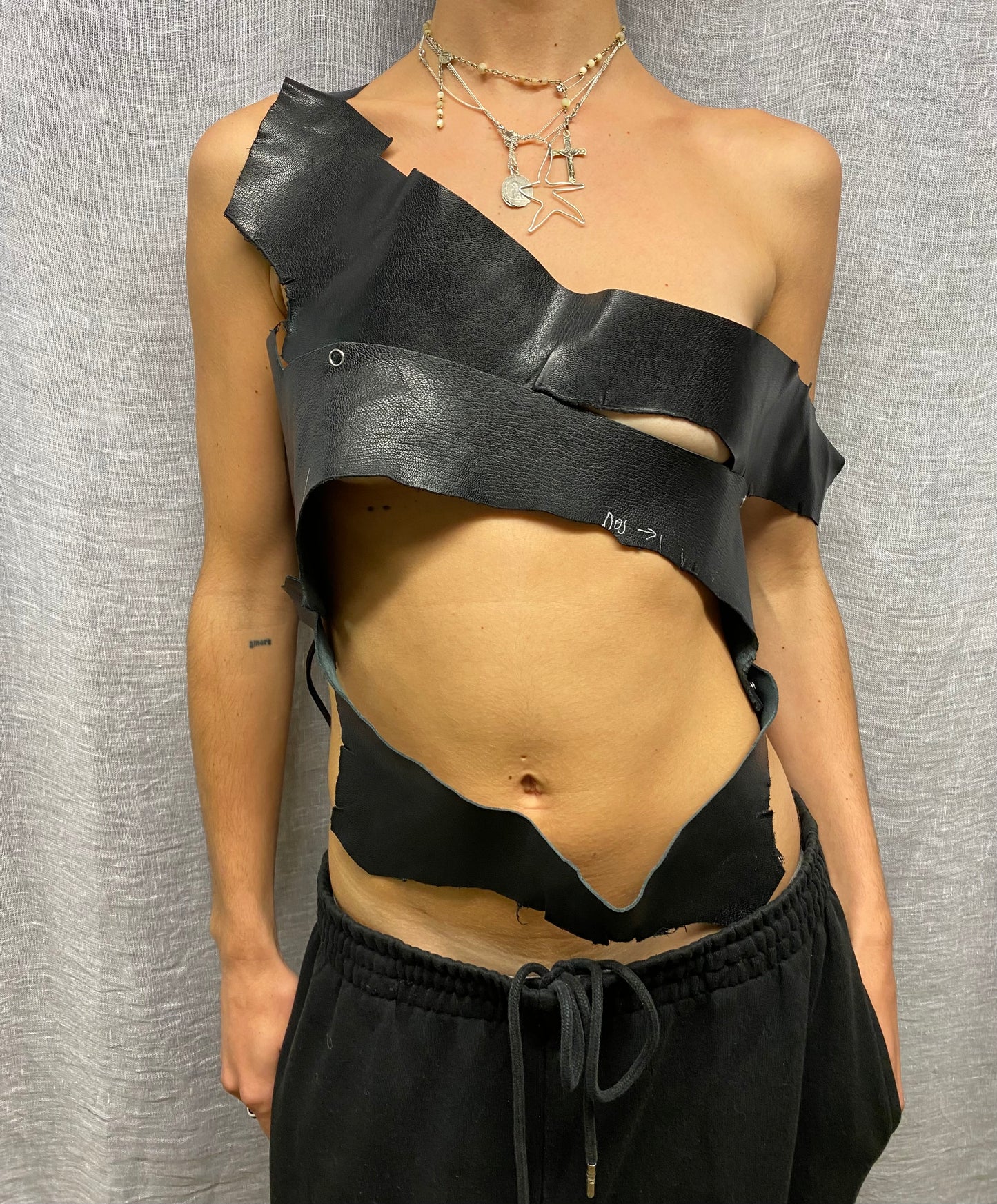 Leather top BY LMI