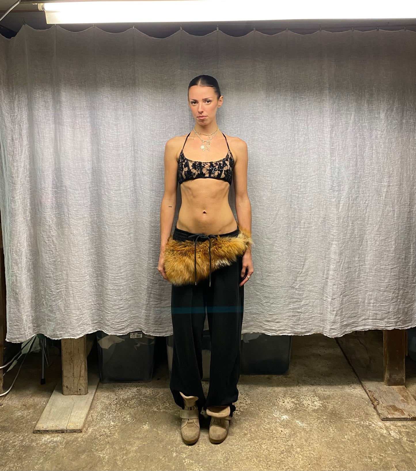 Sequin bra
