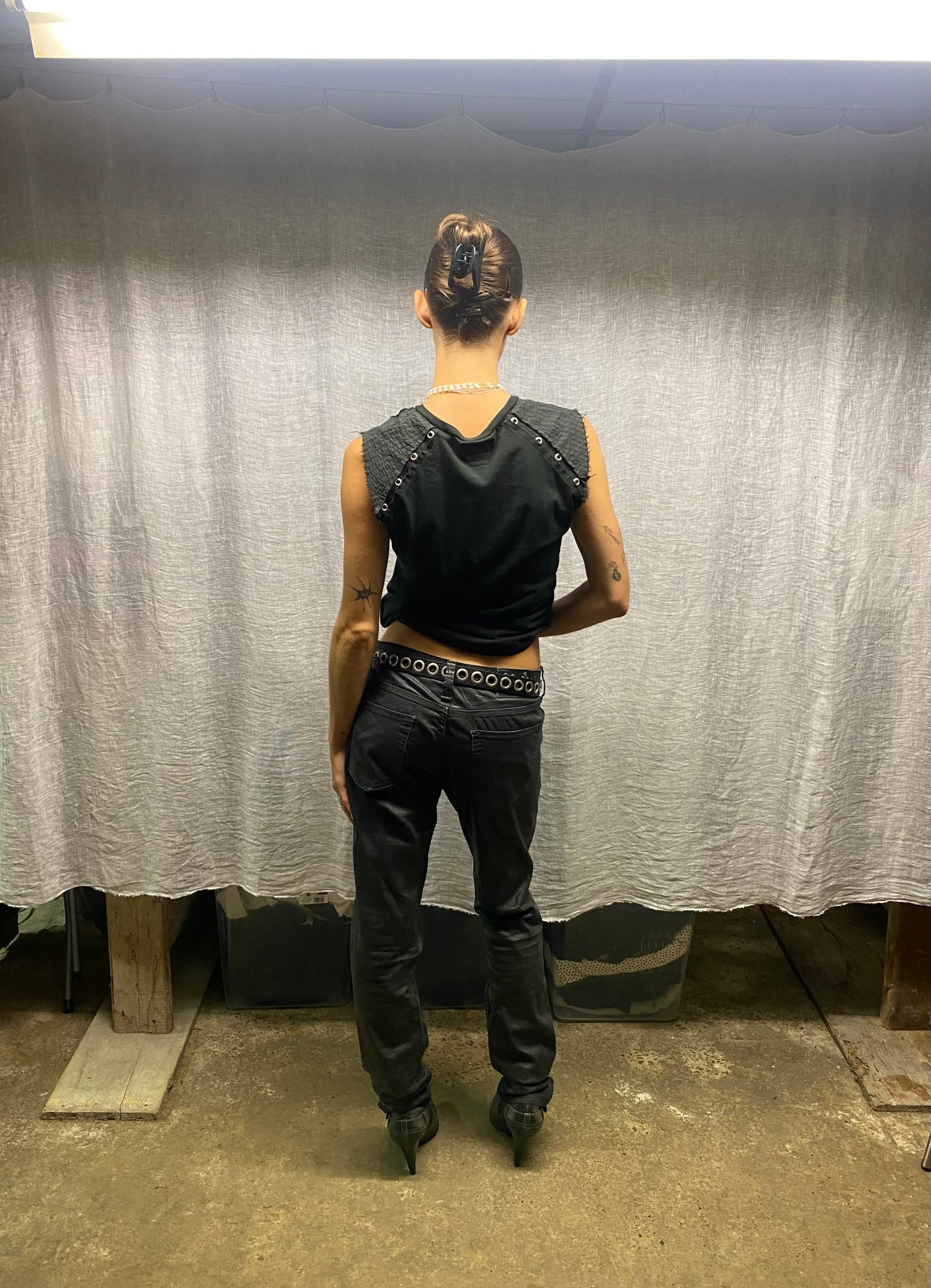 Faith black denim