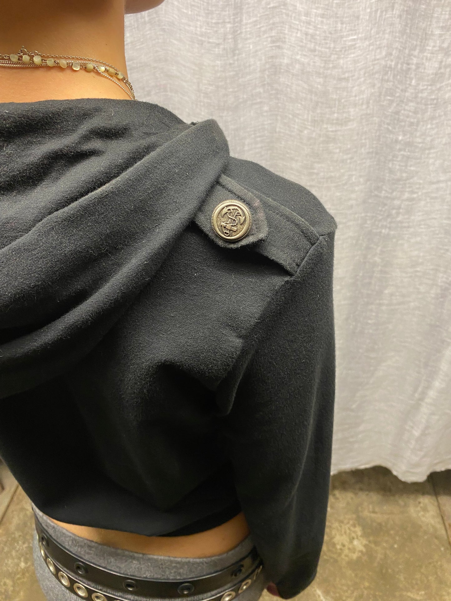Black hoodie