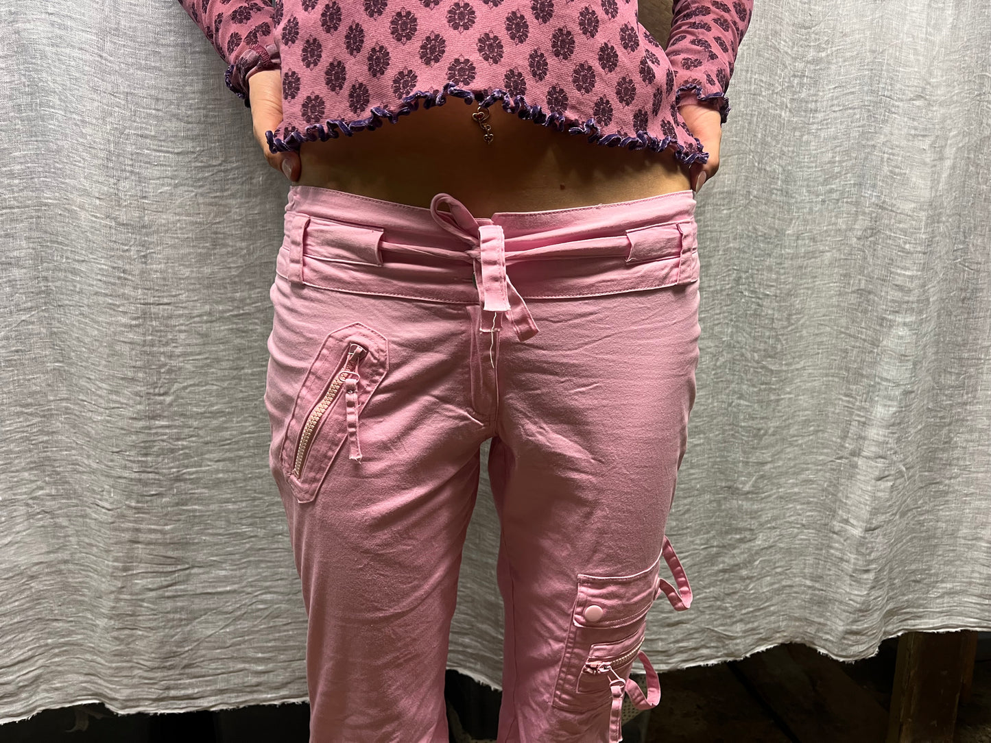 Pink capri