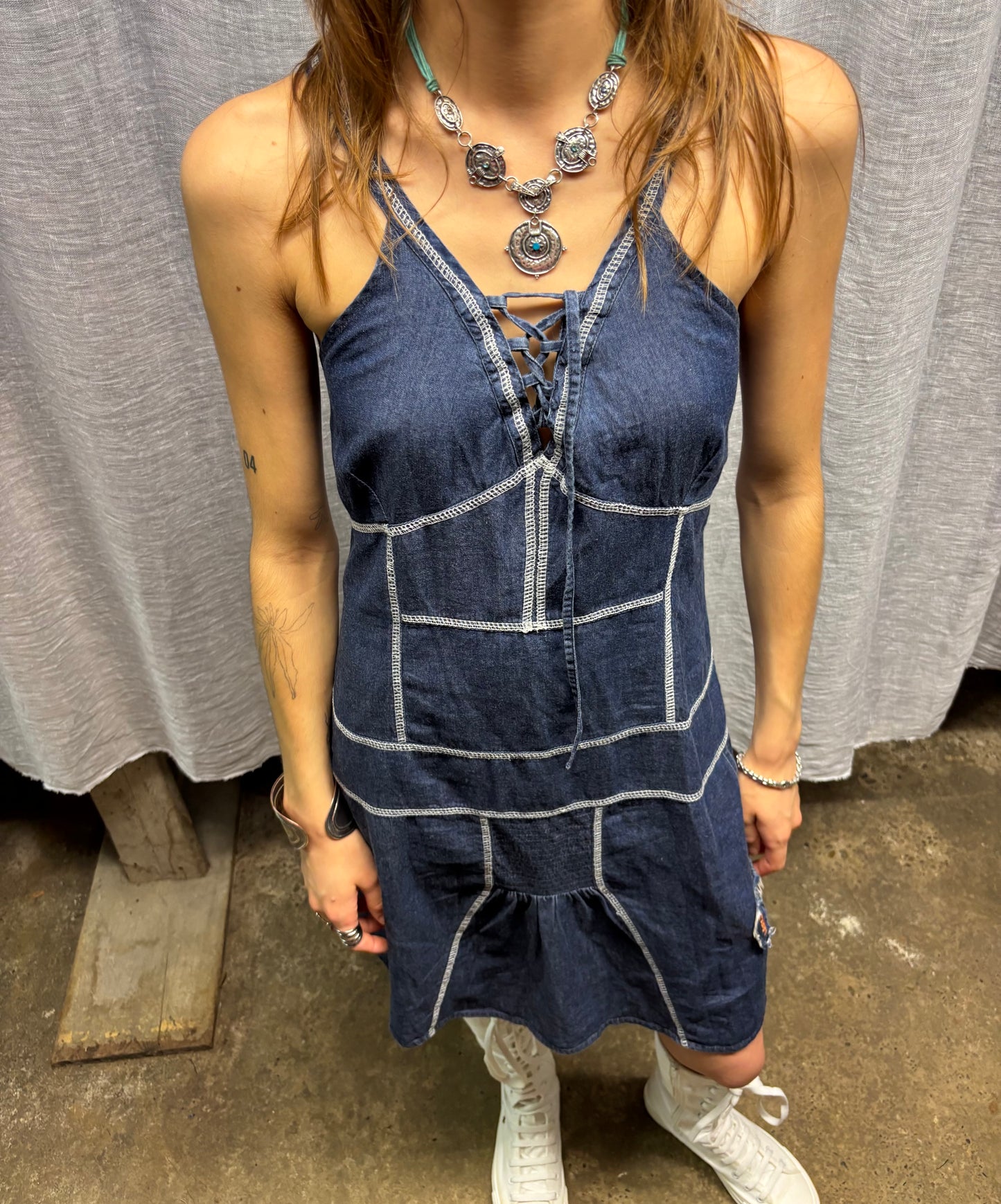 Denim dress