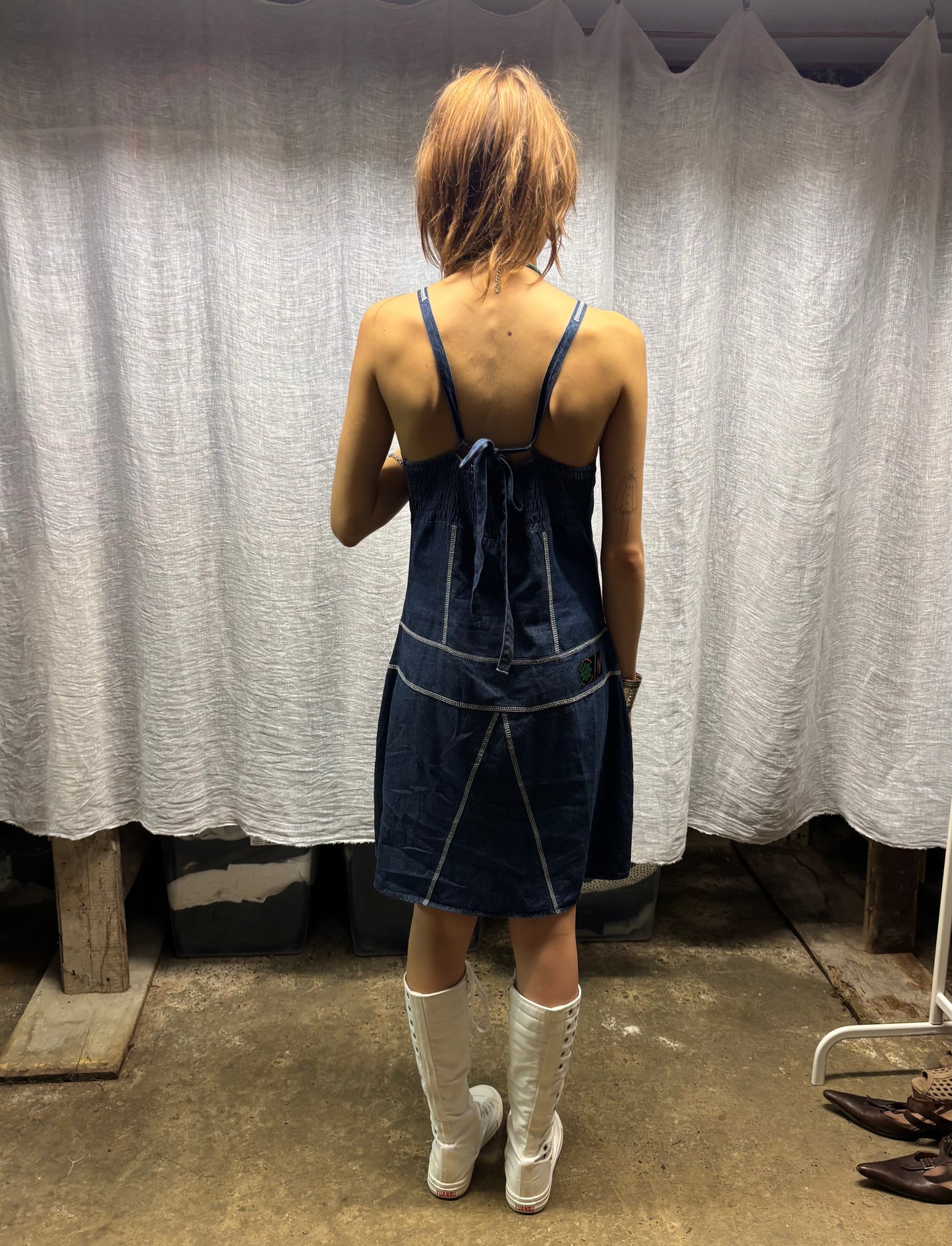 Denim dress