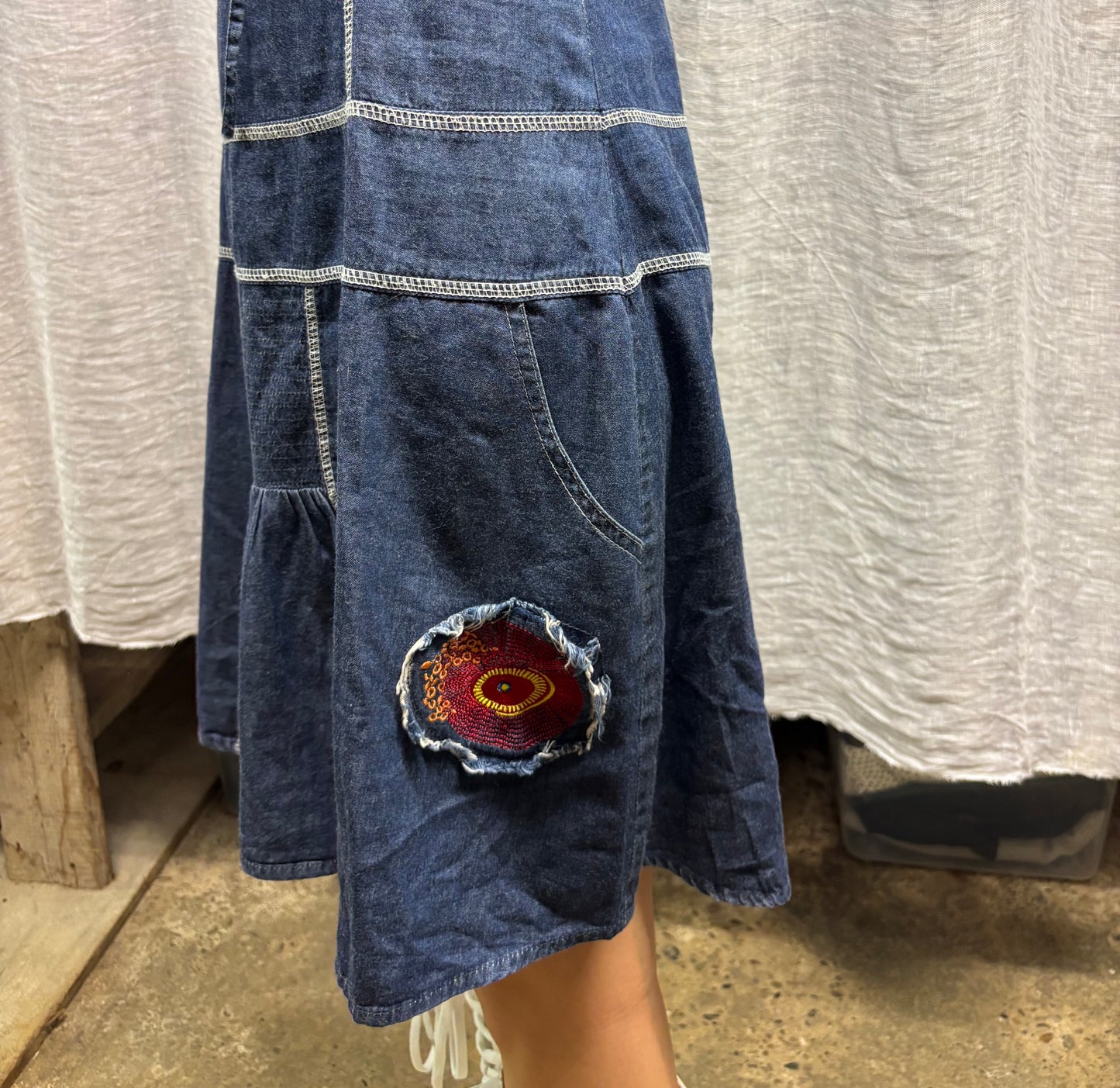 Denim dress