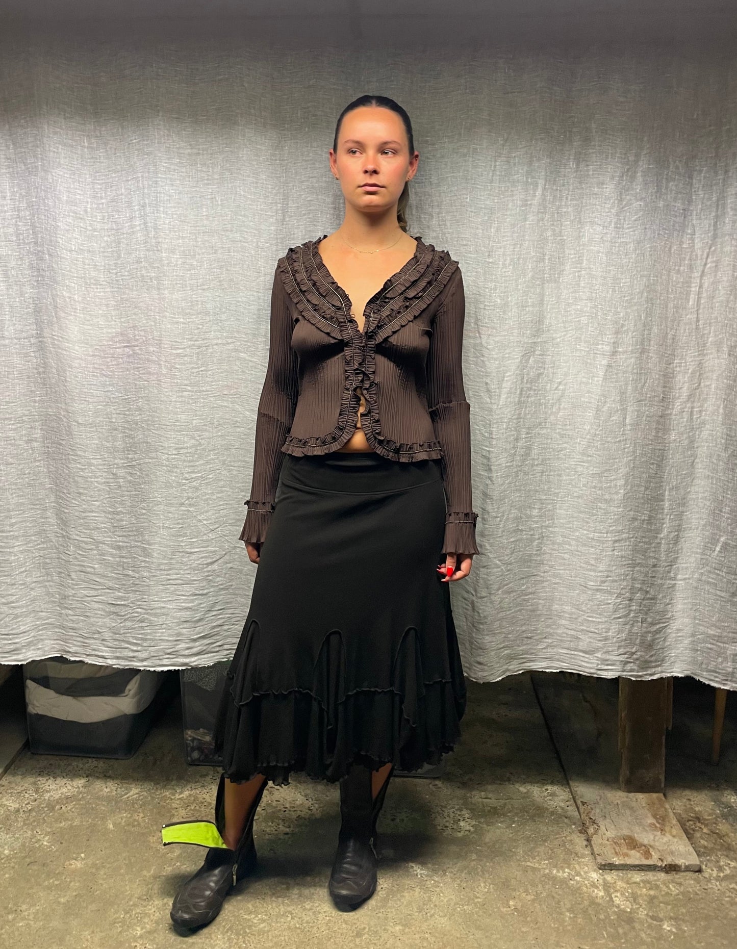 Brown skirt