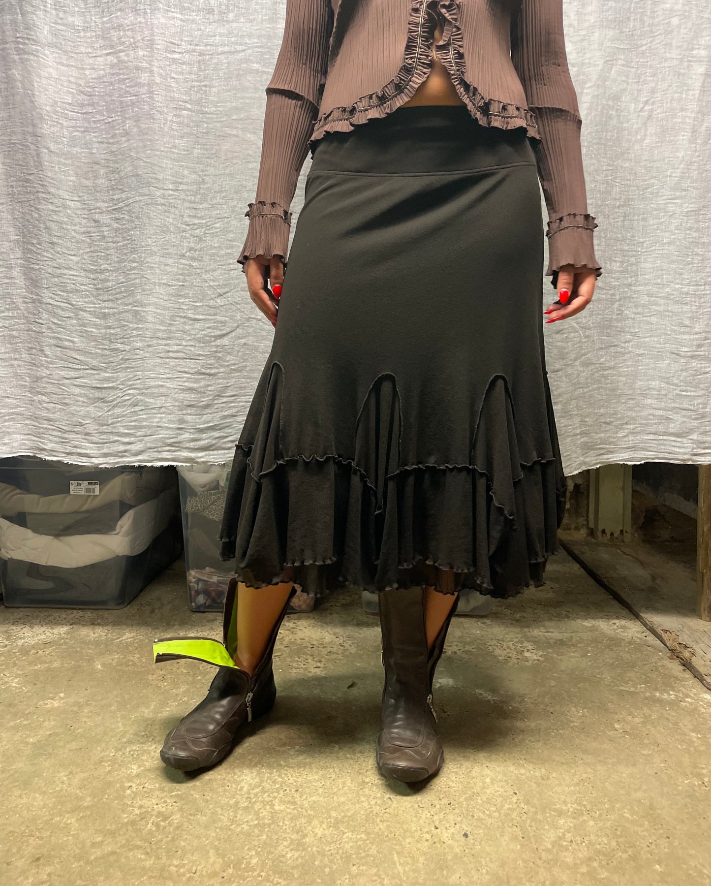 Brown skirt