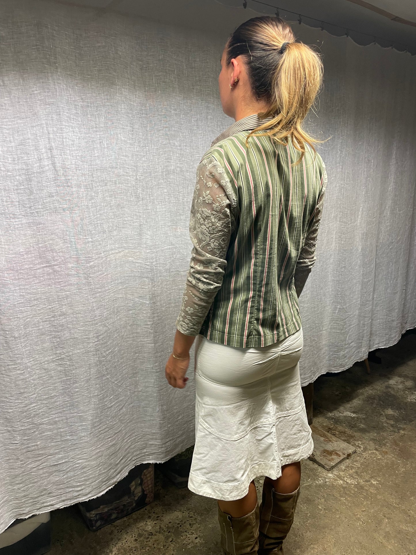 Green shirt