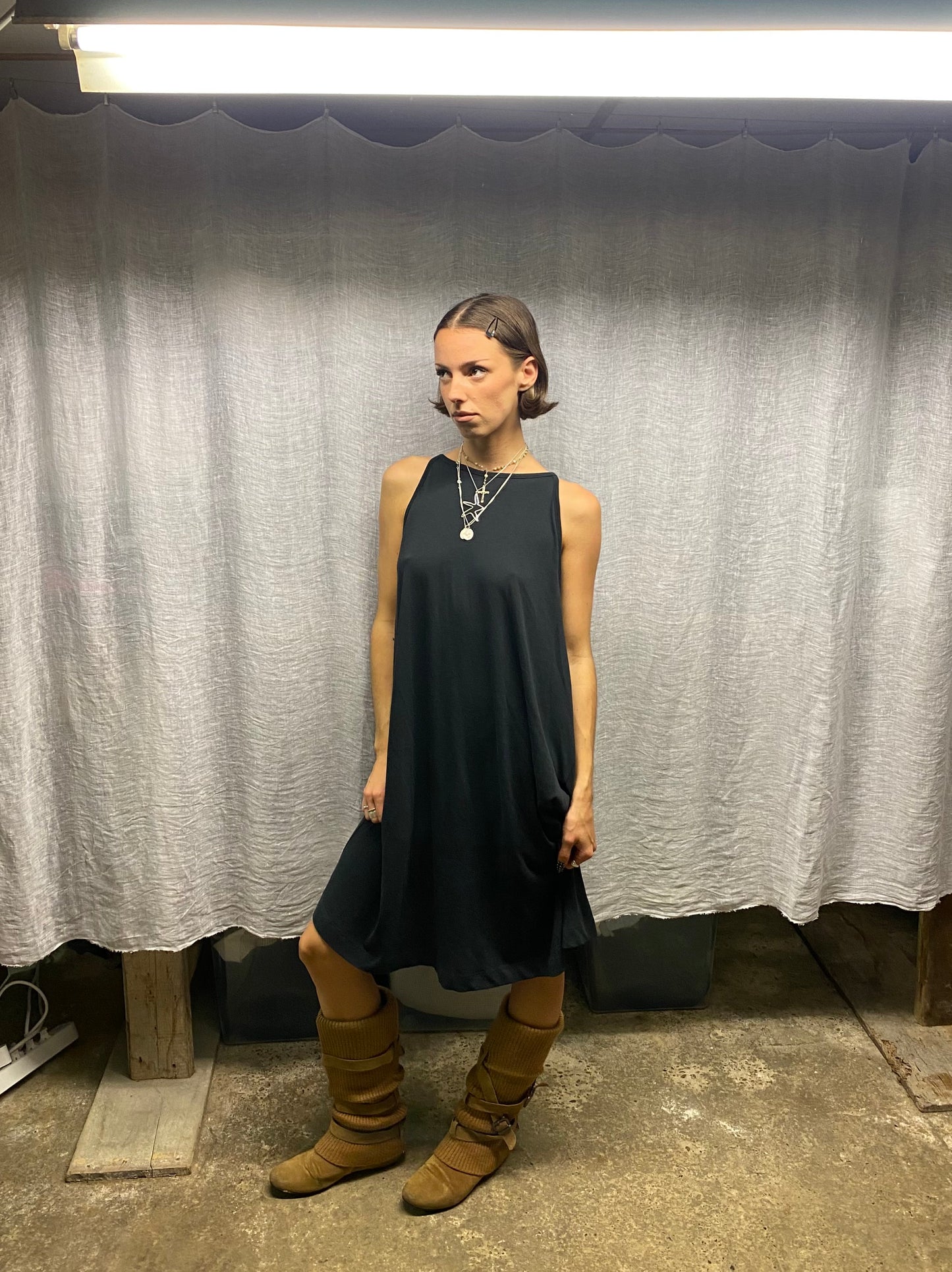 Oversized long dress