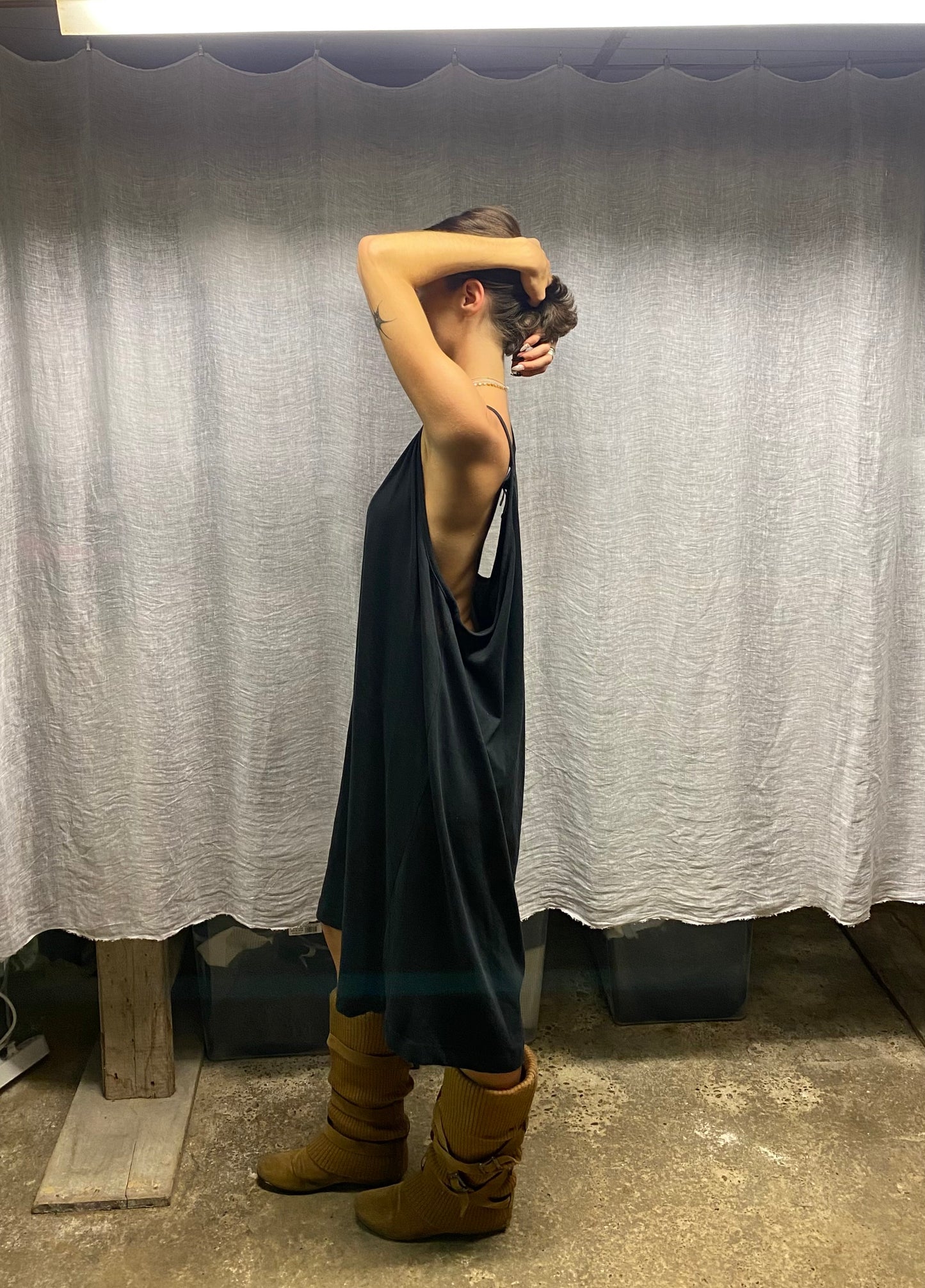 Oversized long dress