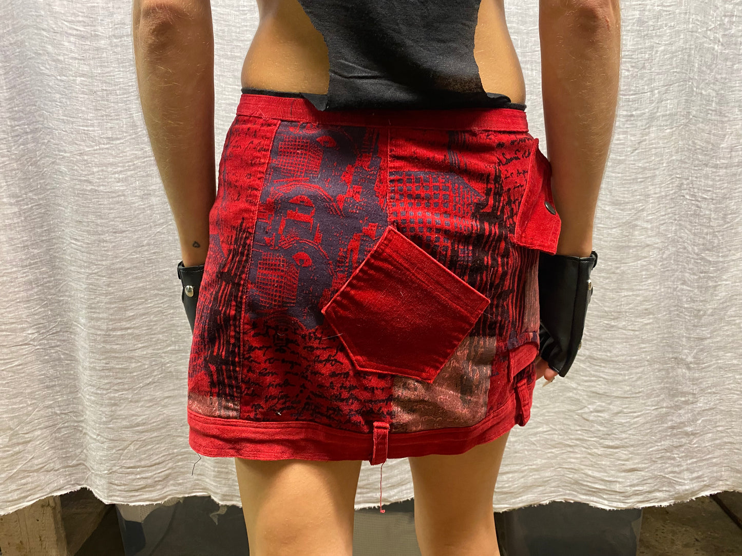 Red skirt