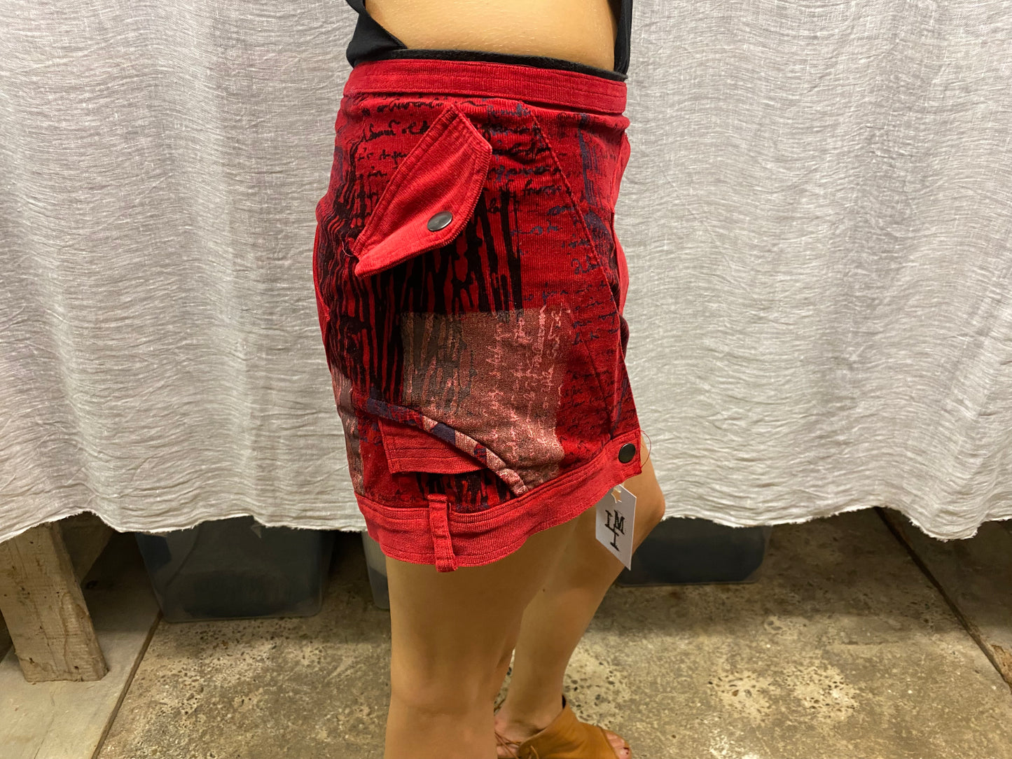 Red skirt