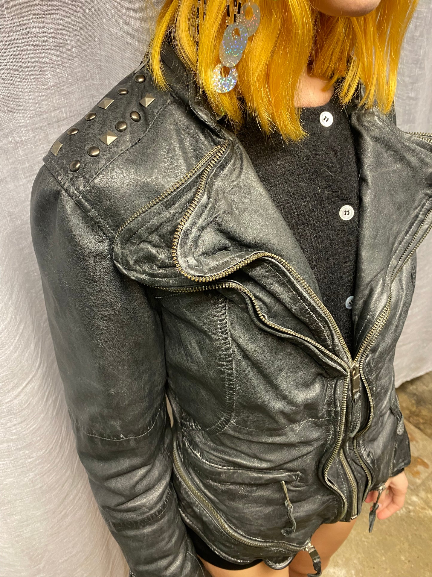 Leather jacket