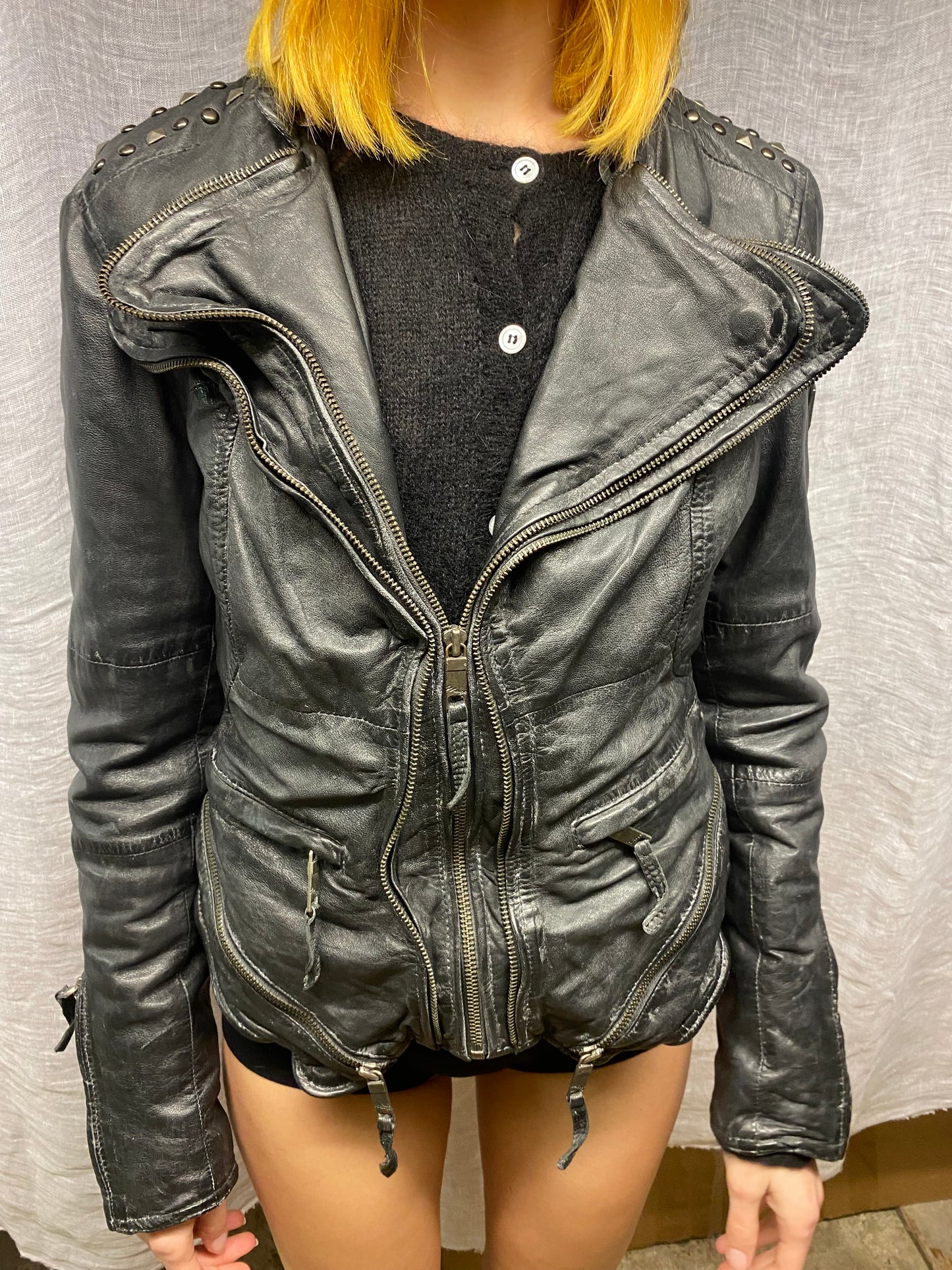 Leather jacket