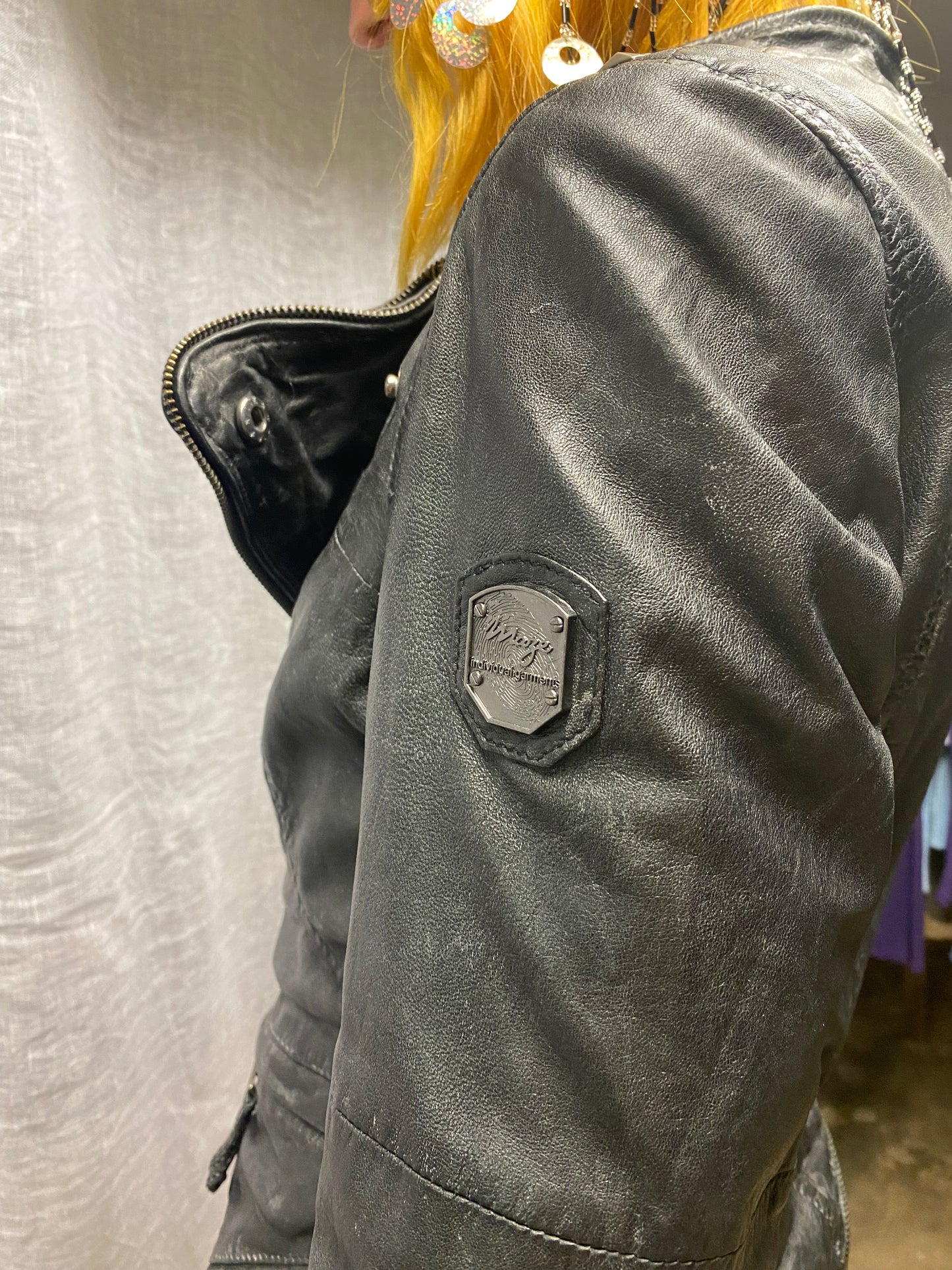 Leather jacket