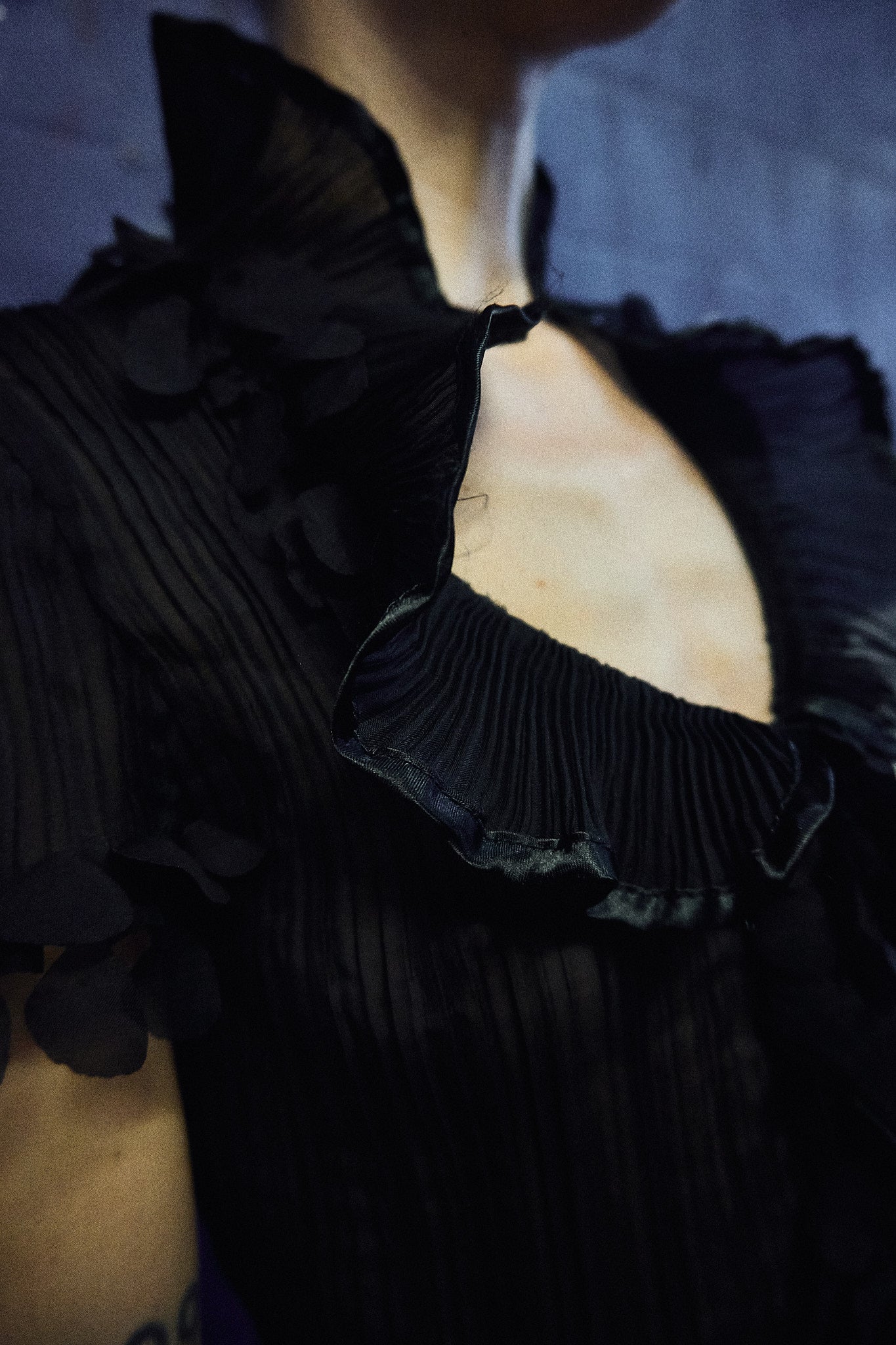 Black sheer top