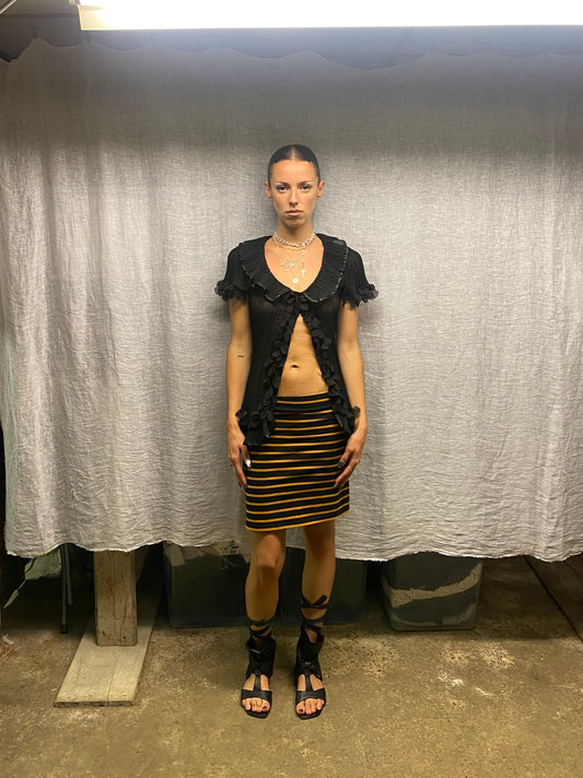 Striped skirt