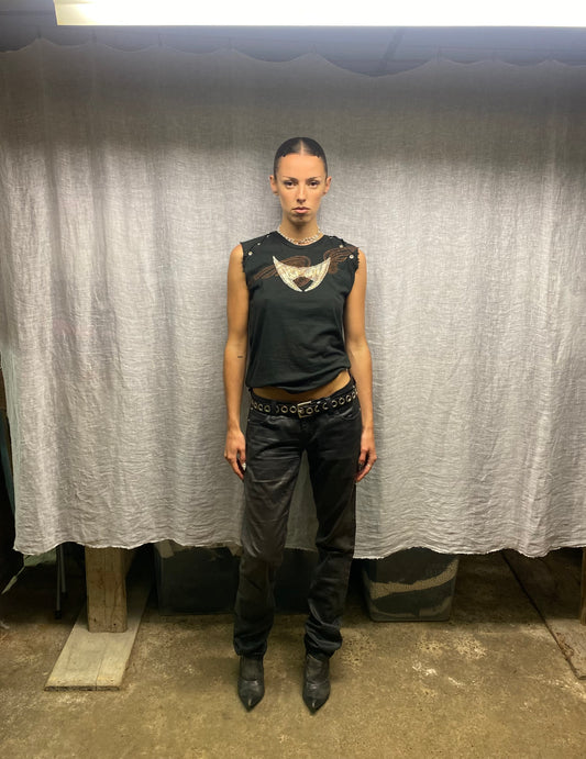 Faith black denim