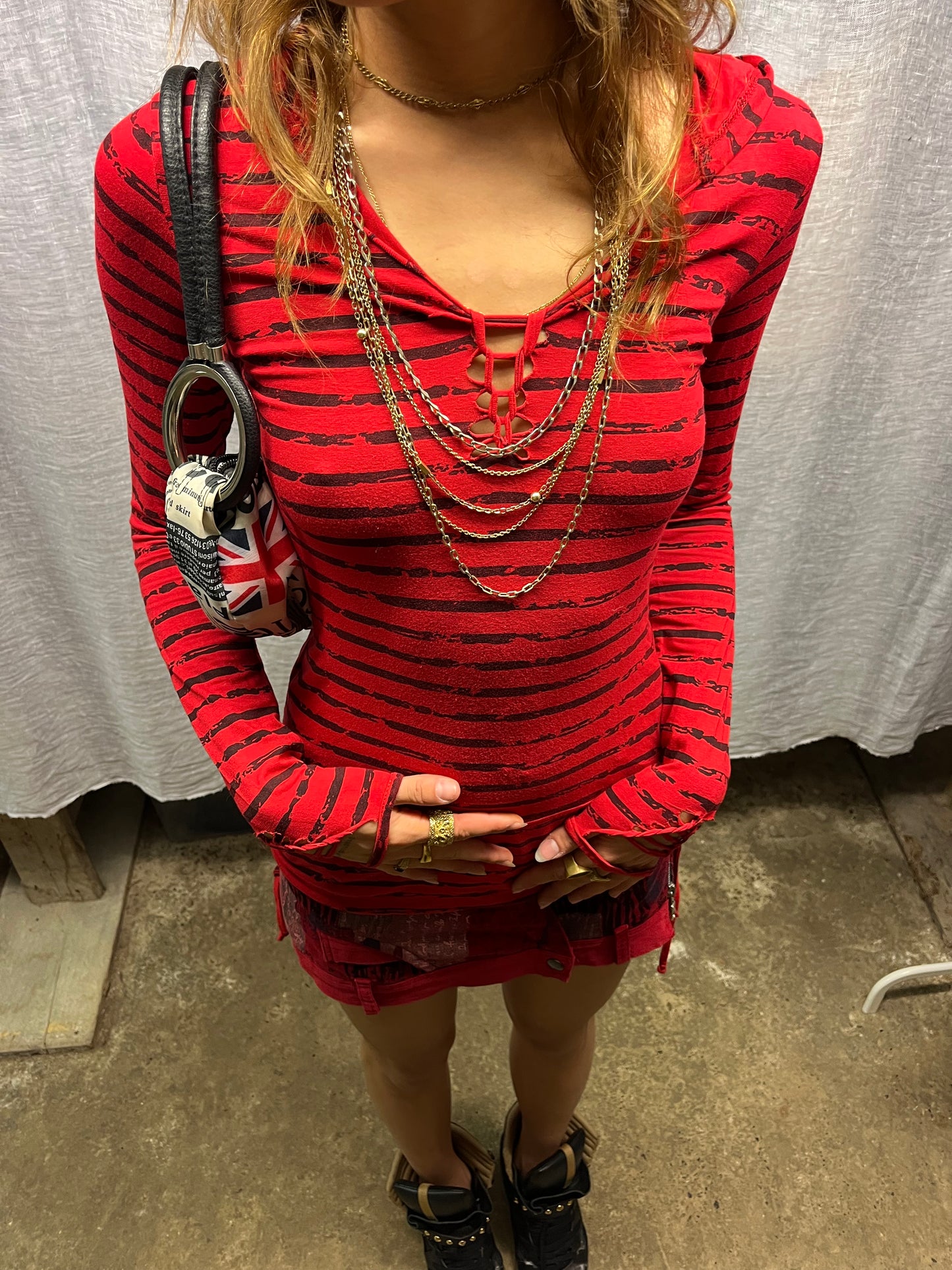 Red hoodie