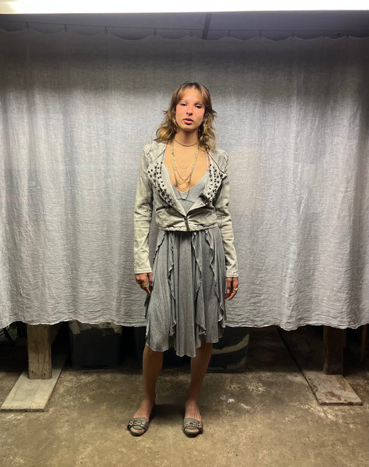 Grey denim jacket