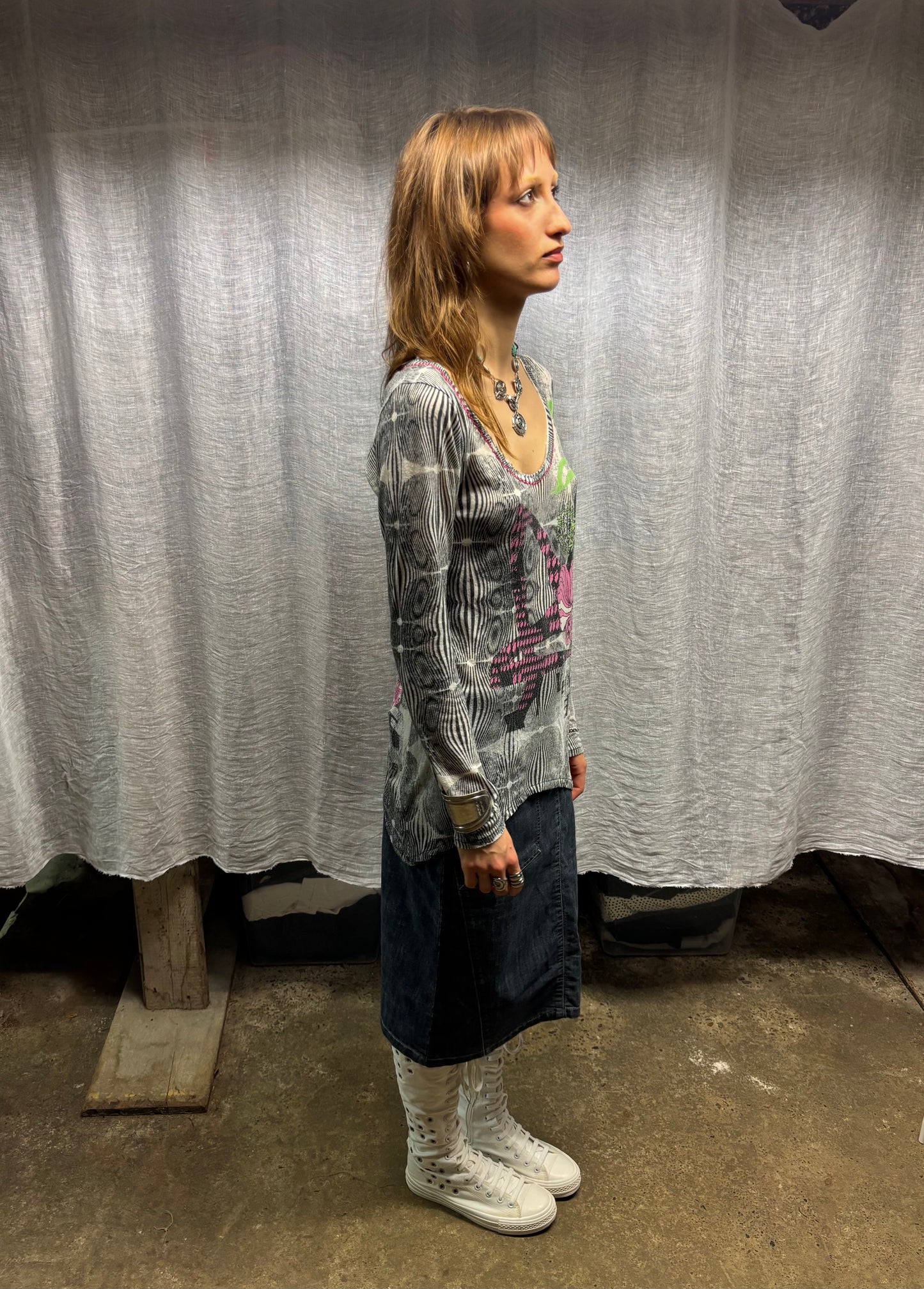 Printed vintage top