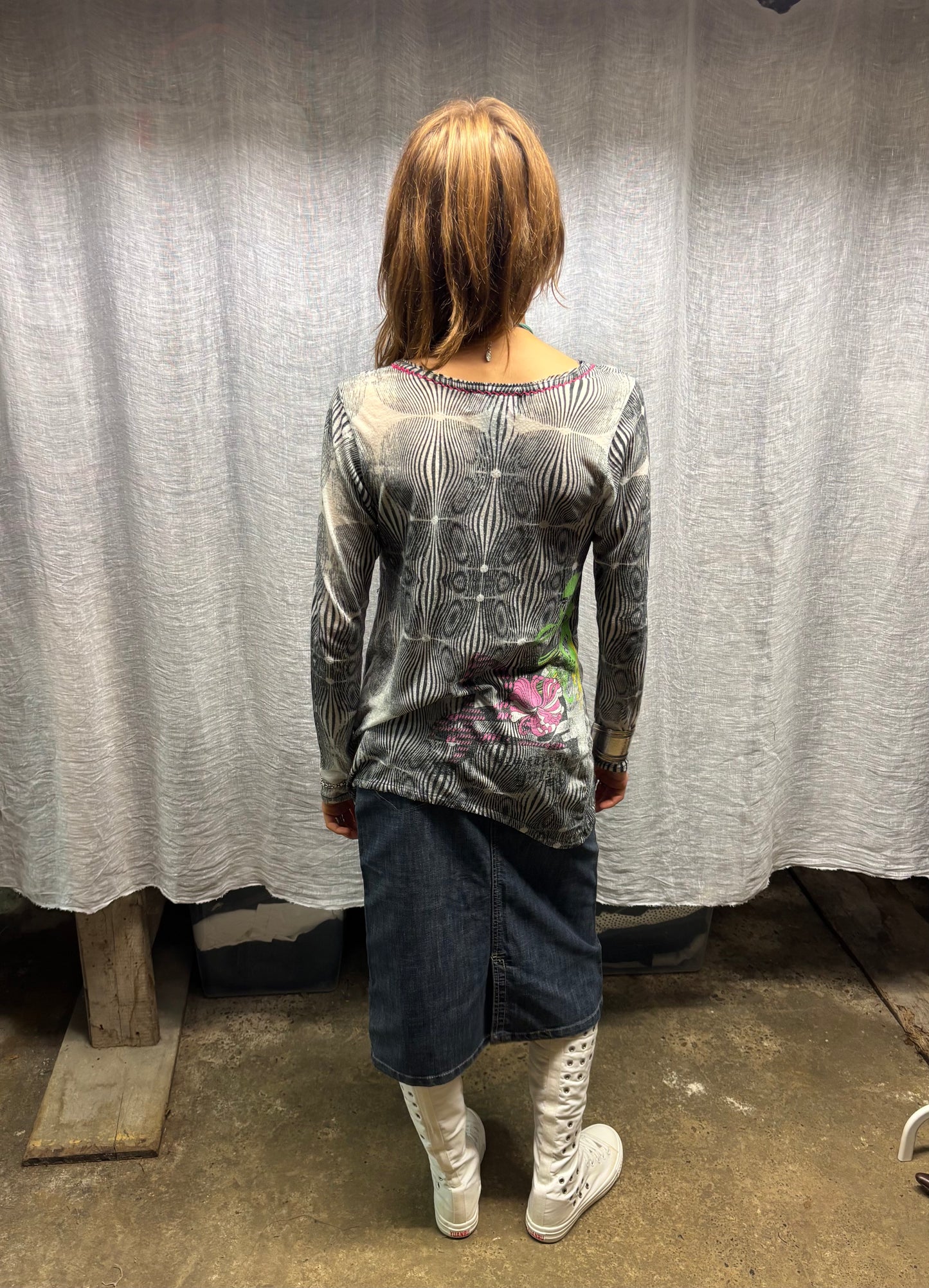 Printed vintage top