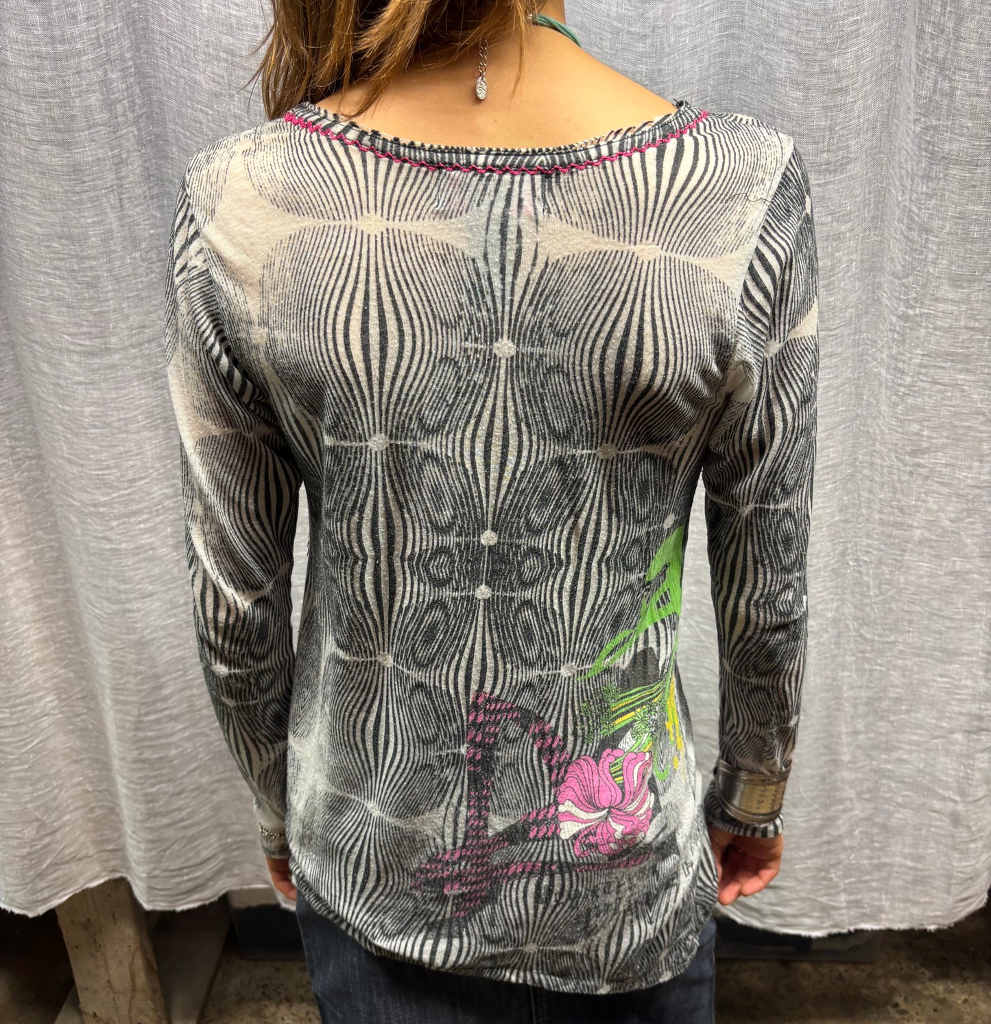 Printed vintage top