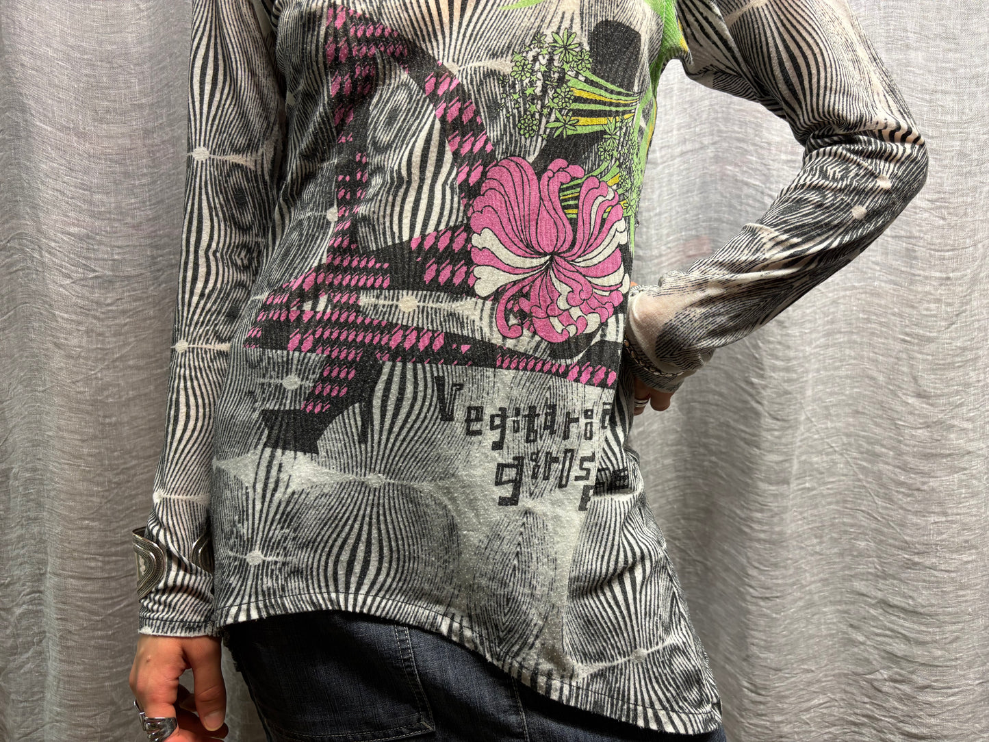 Printed vintage top
