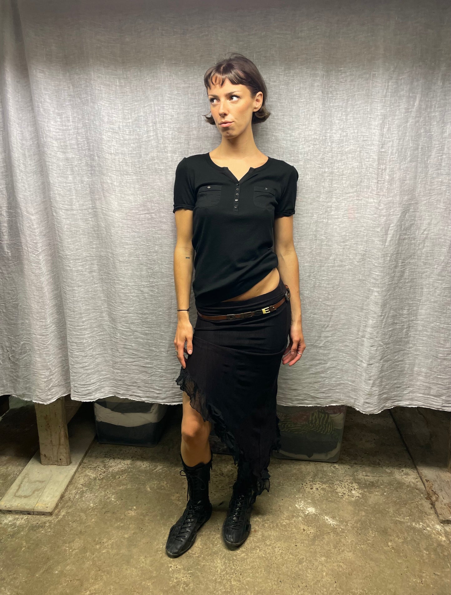 Black tee-shirt