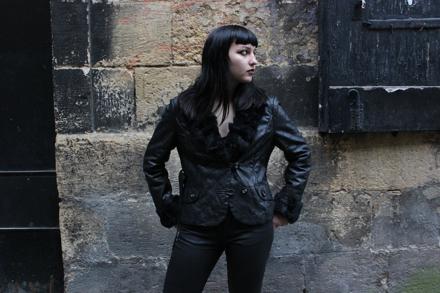 Veste en cuir