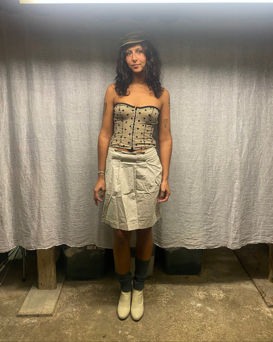 Polka dot corset