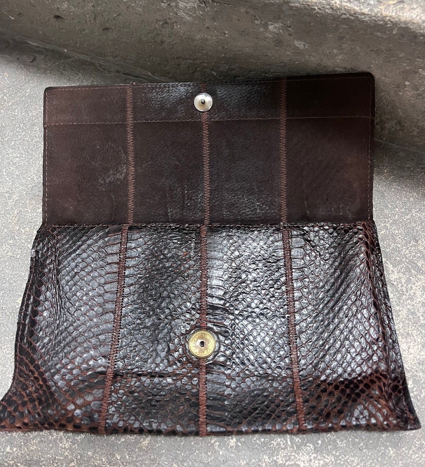 Pochette marron