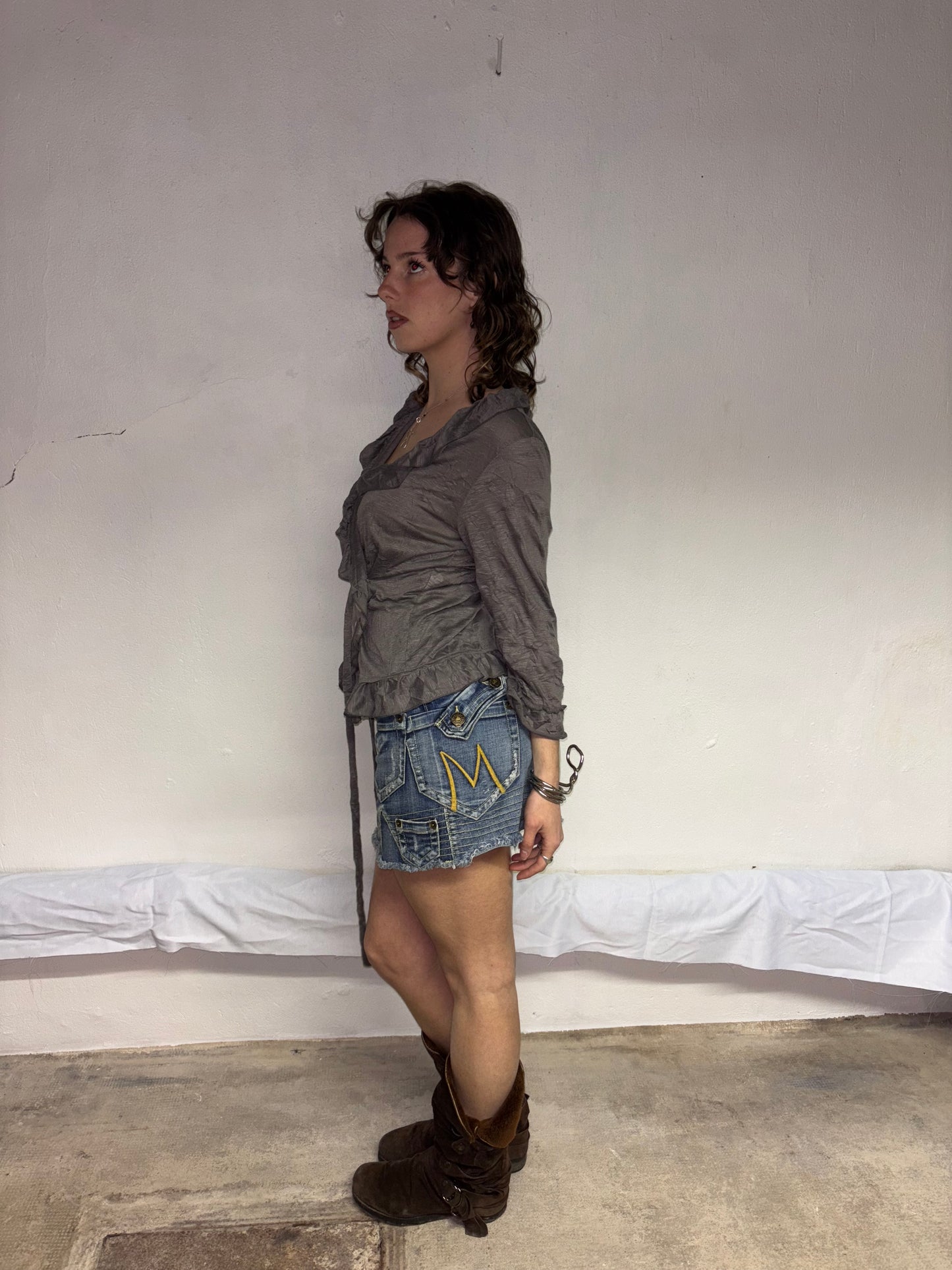 Wrap-around blouse