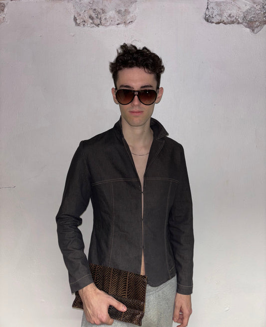 Unisex brown jacket
