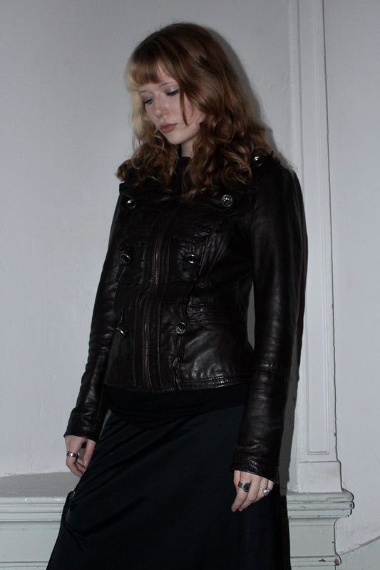 Veste en cuir